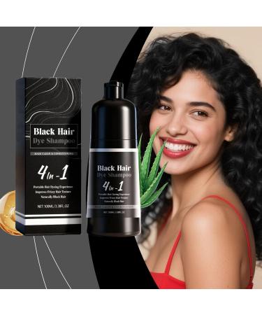 Lexsyn GDS Black Hair Dye Shampoo Korea 3in1 Polar Hair Shampoo for Men and Women Men Color Changing Conditioner for Lovers Family Friends Grandmother Grandfather - Buy Online on GoSupps.com