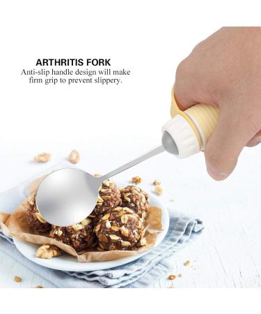 EVTSCAN Adaptive Utensils Disabled Patient Arthritis Elderly Kitchen Utensil Fork Or Spoon Removable Flexible Rotating Eating Tablewares (Spoon) - Buy Online on GoSupps.com
