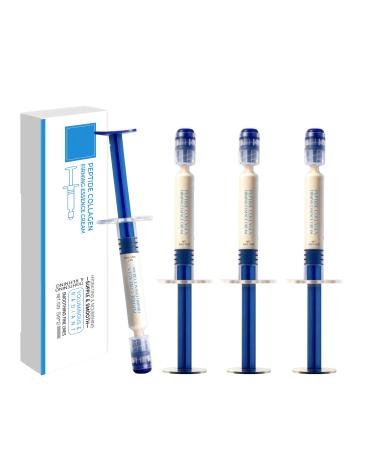 KunMan Polypeptide Collagen Elastic Essence Cream Peptide Anti-Wrinkle Firming Cream with Micro Molecular Collagen for All Skin Types - 2 Boxes