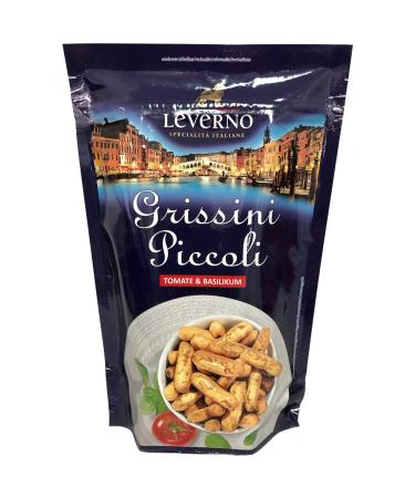 Leverno Grissini Piccoli Tomato & Basil 6-Pack - Authentic Italian Snack | International Shipping Available - Buy Online on GoSupps.com