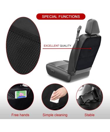 Buy Backrage Protection Auto - 2 STK AutoSitz Protection for Children with Organizers & Kick Mats | Durable Car Backrest Protection - 2 PCs Storage Solution - Buy Online on GoSupps.com