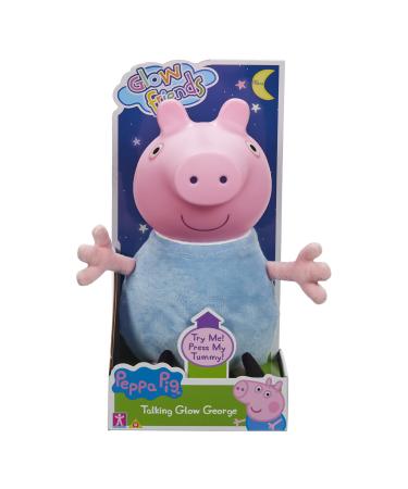 Peppa Pig glow Friends Talking Peppa preschool interactive soft toy with lights up face and sound effects gift for 3-5 year old Classic