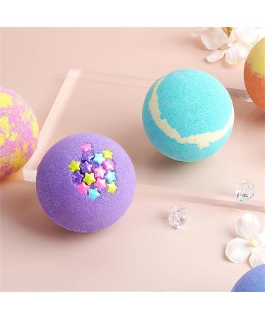 Canvalite Kids Bath Bombs - 6 Pcs Handmade Mermaid Gifts for Girls | Skin-Friendly Natural Spa Fizzy Bubble Bath with Surprise Inside Little Girls Jewelry - Buy Online on GoSupps.com