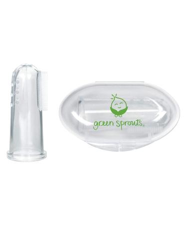 Buy Green Sprouts Silicone Finger Toothbrush - Safe Soft & Ideal for Teething - International Shipping Available - Buy Online on GoSupps.com