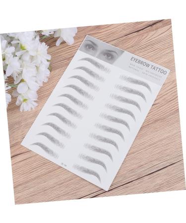 FRCOLOR 2pcs 3d Eyebrow Stickers Hair- Eyebrow Stickers Imitation Eyebrow 6d Eyebrow Trimming The Lazy - Buy Online on GoSupps.com