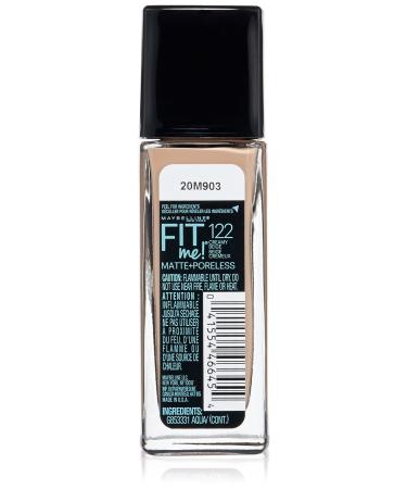 Maybelline Fit Me Matte + Poreless Foundation Creamy Beige 1 Fl Oz - Pack of 1 - Buy Online on GoSupps.com