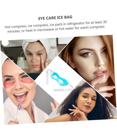 Lurrose Hot and Cold Eye Mask - Disposable Cooling Patches for Sleeping, Portable Ice Pack for Eyes - PVC Eye Cover for Relaxation - Buy Online on GoSupps.com