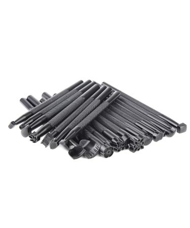 20 PCS Leather Stamping Tools  Different Shape Saddle Making Stamp Punch Set  Stamp Punch Set Carving Leather Craft Stamp Tools for Leather Craft DIY Working - Buy Online on GoSupps.com