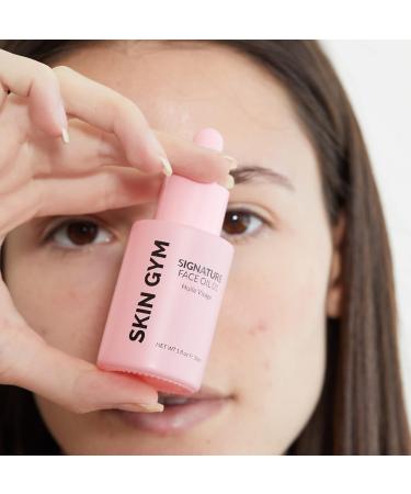 SKIN GYM Signature Facial Oil - Moisturizing & Exfoliating with Vitamin E Jojoba Rosehip & Apricot Seed | International Shipping Available - Buy Online on GoSupps.com