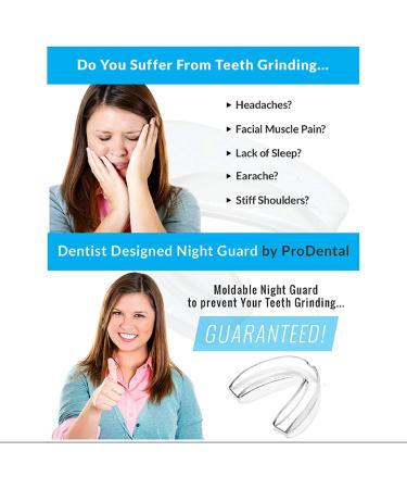 ProDental Thin and Trim Mouth Guard 3 Pack | Made in USA | Night Guard for Bruxism and Teeth Clenching | Customizable Teeth Whitening Dental Guard - Buy Online on GoSupps.com