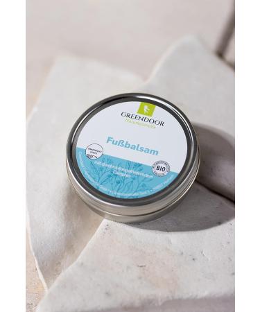 Greenendoor Organic Foot Balm 75ml - Natural Foot Care Cream for Soothing & Revitalizing | 4x Productivity in Foot Care - Buy Online on GoSupps.com
