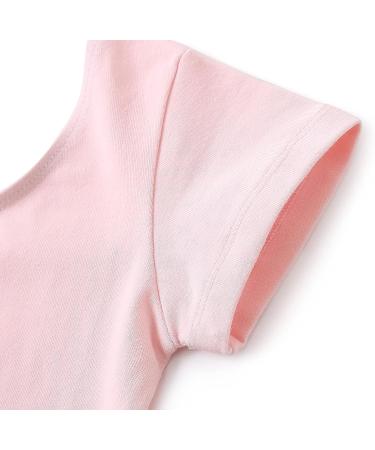 Mecceos Ballet Leotards for Girls Toddler Dance | Short/Long Sleeve Skirt Ballerina Outfits 6-8 Years | Z6_Ballet Pink - Buy Online on GoSupps.com