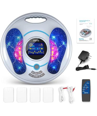 Circulatory Stimulator for Feet & Legs | Electric Foot Massage Device | 25 Modes 99 Intensity Levels for Pain Relief & Improved Blood Circulation - Gray - Buy Online on GoSupps.com