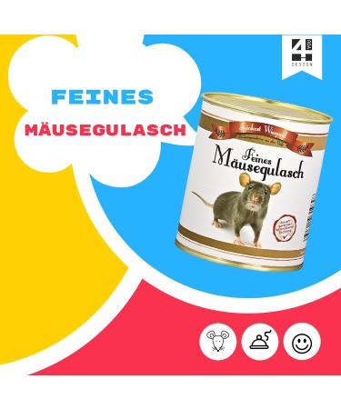 Shop 4you Design 1-er Mouse Goulash - Unique Gift Idea for All Ages | 175g White Mice Foam Candy - Buy Online on GoSupps.com
