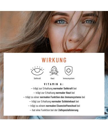 Vitamin A Drops - High Dose 5000 I.E (1500 g) - Vegan Liquid Retinol - 1700 Drops - Natural Feast 50 ml - International Shipping - Buy Online on GoSupps.com