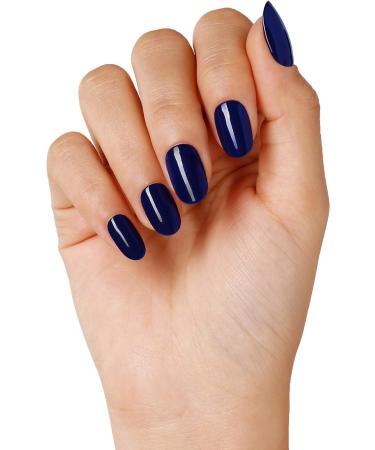 Bluesky Gel Nail Polish Navy Seals A024 Dark Blue Long Lasting Chip Resistant 10 ml (Requires Drying Under UV LED Lamp) Navy Blue 10 ml (Pack of 1) - Buy Online on GoSupps.com