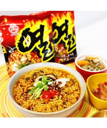 Ottogi YEUL Super Spicy Ramen Ramyun Korean Instant Noodles 120g (5 Packs) - Buy Online on GoSupps.com