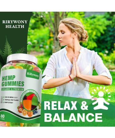 Hemp Gummies 2 Packs Rich in Omega - Buy Online on GoSupps.com