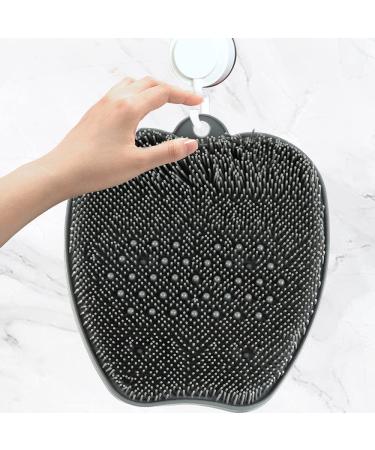 Shower Foot Scrubber Massager - Acupressure Mat with Non-Slip Suction Cups - Gray - Buy Online on GoSupps.com