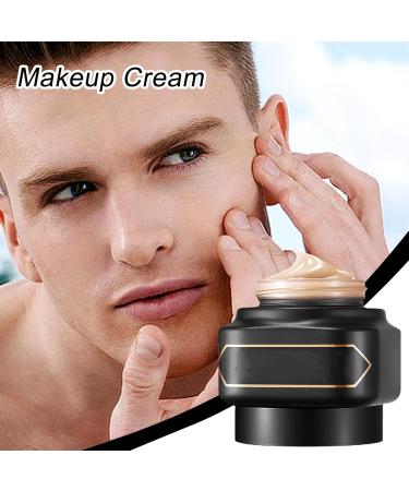  JPSDOWS Men's Makeup Cream Men's Concealer Cream 50g Long-Lasting Face Makeup | Long-lasting face cream concealer for lazy makeup gift for husband or - Buy Online on GoSupps.com