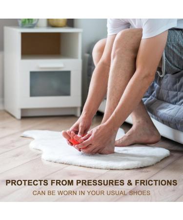 2 Pairs Hallux Valgus Correction Socks with Gel Pad - Bunion Relief for Men & Women | Large Toe Joint Protection - Buy Online on GoSupps.com