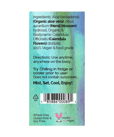 Aloe Skin Soothing Spray - Refreshing Hydration for All Skin Types | Bioactive Calendula Water | Non-GMO Vegan Gluten-Free - 2oz - Buy Online on GoSupps.com