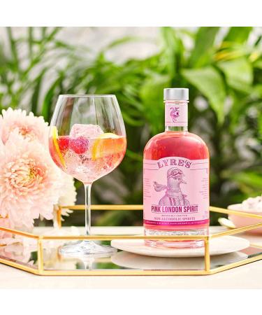 Lyre's Pink London Non-Alcoholic Spirit - Pink Gin Style | 23.7oz | World's Most Awarded Non-Alcoholic Spirits Brand - Buy Online on GoSupps.com