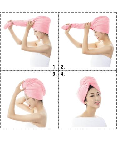 Buy Brown Microfiber Hair Turban Towel with Button | Perfect for Long Hair | Fast International Shipping - Buy Online on GoSupps.com