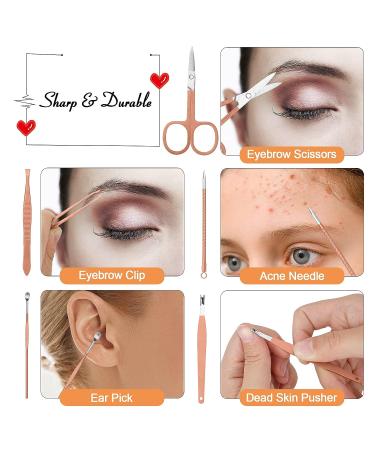 Tuecota 10-in-1 Stainless Steel Nail Clipper Set for Men and Women - Professional Manicure Pedicure Kit - Buy Online on GoSupps.com