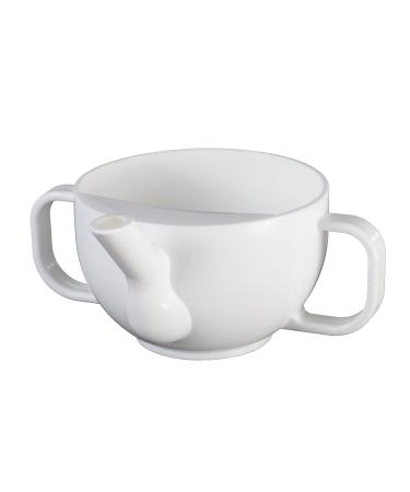 Dr. Junghans Medical 29001 Sick Cup (Spouted Cup) 2 Handles White