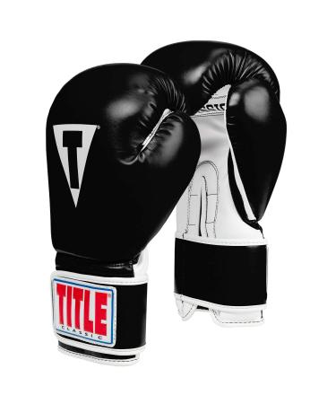 Title Classic Pro Style Training Gloves 3.0 Black/White 12 oz