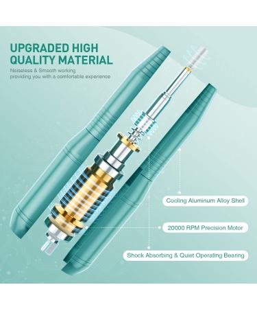 Alls Electric Nail Cutter Kit - 6 Precision Bits 20 000 RPM Manicure & Pedicure Drill for Gel Nails - Portable Nail Milling & Grinding Tools - Buy Online on GoSupps.com