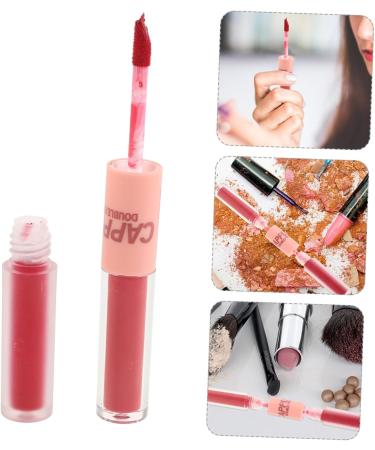  FOMIYES FOMIYES Lip Mud Double Ended Lip Gloss Lip Gloss Aesthetic Tint Makeup Students Double Ended Lip Gloss Moisturizing Long Lasting - Buy Online on GoSupps.com