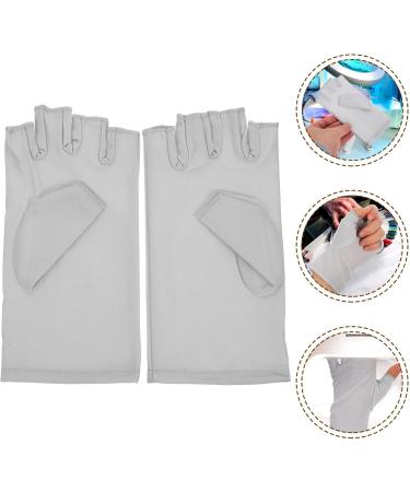LALAFINA 1 Pair UV Glove Gel Manicures Glove Fingerless UV Protective Gloves Anti UV Gloves for Gel Manicures Protect Your Skin - Buy Online on GoSupps.com