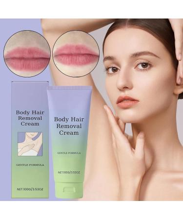  G n rique Facial Hair Removal Cream Facial Hair Removal Cream For Women | 100g Shaving Lotion Softens Skin Trips Swimsuit Weddings And Dates - Buy Online on GoSupps.com