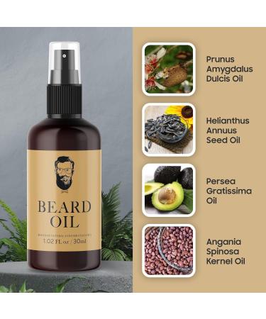 Vegan Multi-Purpose Beard Oil - Eliminate Dandruff & Impurities | 1.02 oz All-Natural Care - Buy Online on GoSupps.com