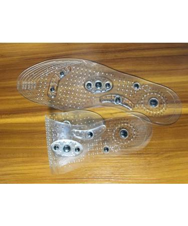2 Pairs Massaging Insoles for Weight Loss | Adjustable Silicone Magnetic Foot Therapy for Men & Women | Reflexology Pain Relief | Washable & Customizable Fit - Buy Online on GoSupps.com