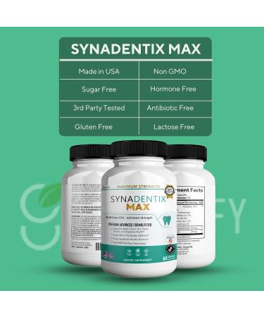 GREENVIFY SynaDentix Max Probiotic Supplement 40 Billion CFU MAKTREK Bi-Pass Technology 60 Capsules 30-Day Supply (2) - Buy Online on GoSupps.com