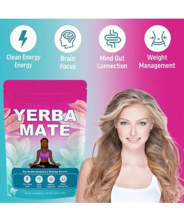 Th Yerba Mate - Favorise La Digestion Booste L' nergie Et Soulage La Fatigue Infusion Naturelle(2PC) - Buy Online on GoSupps.com