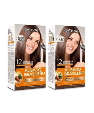 Kativa Keratin and Argan Oil Brazilian Smoothing Set 2 x 150 ml