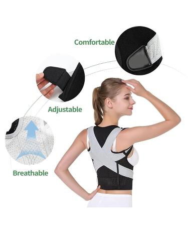 Full Back Posture Corrector Corset - Adjustable Lumbar Support for Men Women & Kids (3XL) - Improve Spine & Clavicle Alignment - Buy Online on GoSupps.com