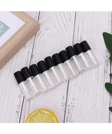 Buy 10-Pack 1.5ml Clear Lip Gloss Containers - Refillable Travel Lip Balm & Lipstick Sample Vials (Black) - Ideal for eCommerce & International Shipping - Buy Online on GoSupps.com