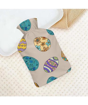 Colorful Plush Hot Water Bottle with Cover - Hand Warmer for Adults & Children - 26.5x15.3cm - Fast International Shipping - Buy Online on GoSupps.com