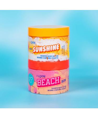 I LOVE Cosmetics Miss Sunshine Whipped Body Butter - Body Moisturizer for Women - Shea and Cocoa Butter Avocado Oil - Vanilla Caramel Scent - 8.5 oz - Buy Online on GoSupps.com