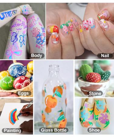 Nail Art 3D Paint Pen - Dotting Tool for Graffiti & Acrylic Designs | Perfect for Nail Art Practice - Buy Online on GoSupps.com