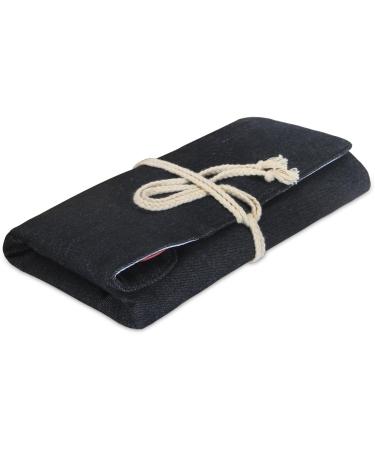 LUXJA Knitting Needles Organizer Rolling Bag - 10 Inches - Black - Buy Online on GoSupps.com