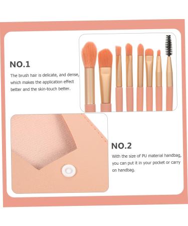 minkissy 5 Sets Travel Makeup Eyeshadow Brush Beauty Supply Cosmetology Kit Makeup Tool Women Favor Powder Applicator Brush Cosmetic Brush Wooden Handle Fiber Wool Lip Brush Miss - Buy Online on GoSupps.com