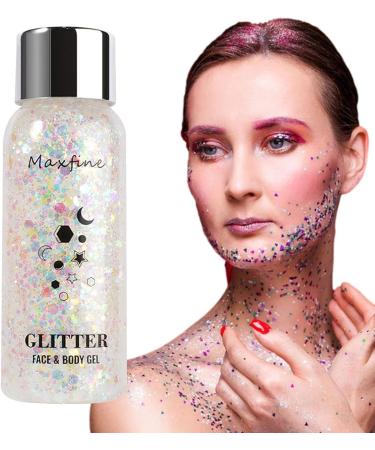  Eastuy Liquid Highlighter Body Glitter Gel Face Glitter for Body Face Eyes Hair Nails Quick Dry Glitter Face Paint Large Glitter for Hair Eastuy - Buy Online on GoSupps.com