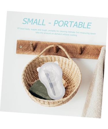 Angoily 3 Sets Bowl Brush Plastic Mixing Bowls Mixing Bowl Lip Scrub Brush Measuring Spoon Cream Spoon Scraper Tool Made Accessories Pp - Buy Online on GoSupps.com