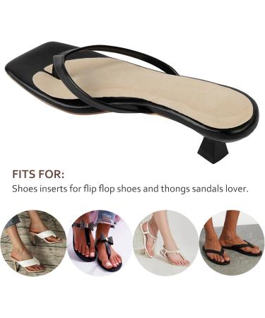 Pigskin Flip Flop Insoles - Arch Support Non-Slip Cuttable Cushion Inserts for Sweaty Feet | Relief for Blisters & Pain | Unisex Sizes W8-12 M7-11 - Buy Online on GoSupps.com